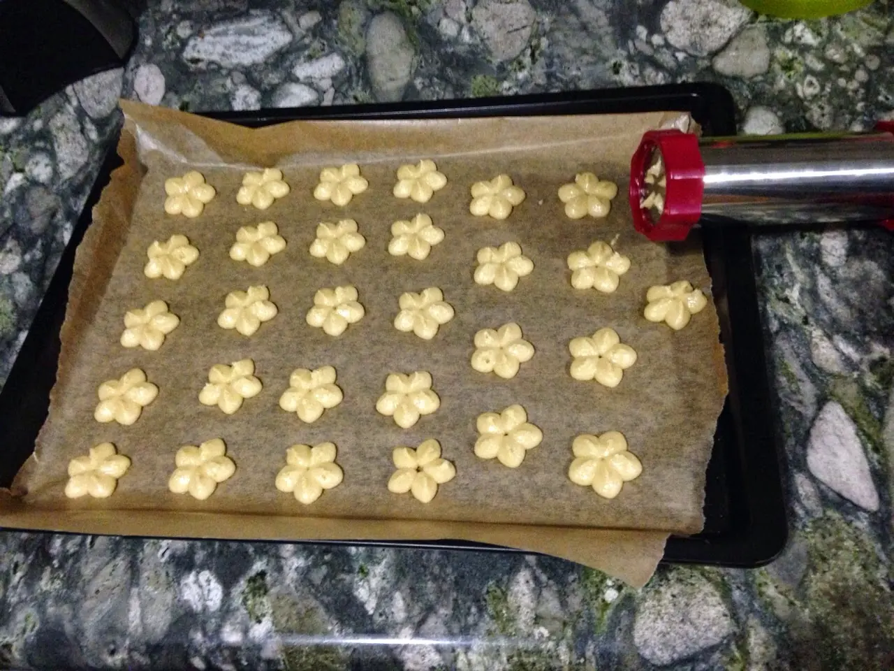 Galletas sin proteína de leche de vaca: foto del paso a paso