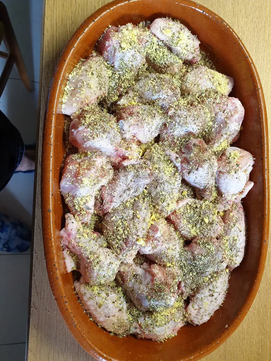 Alitas de pollo: foto del paso a paso