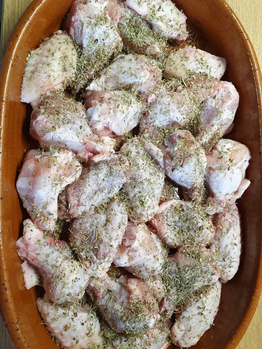 Alitas de pollo: foto del paso a paso