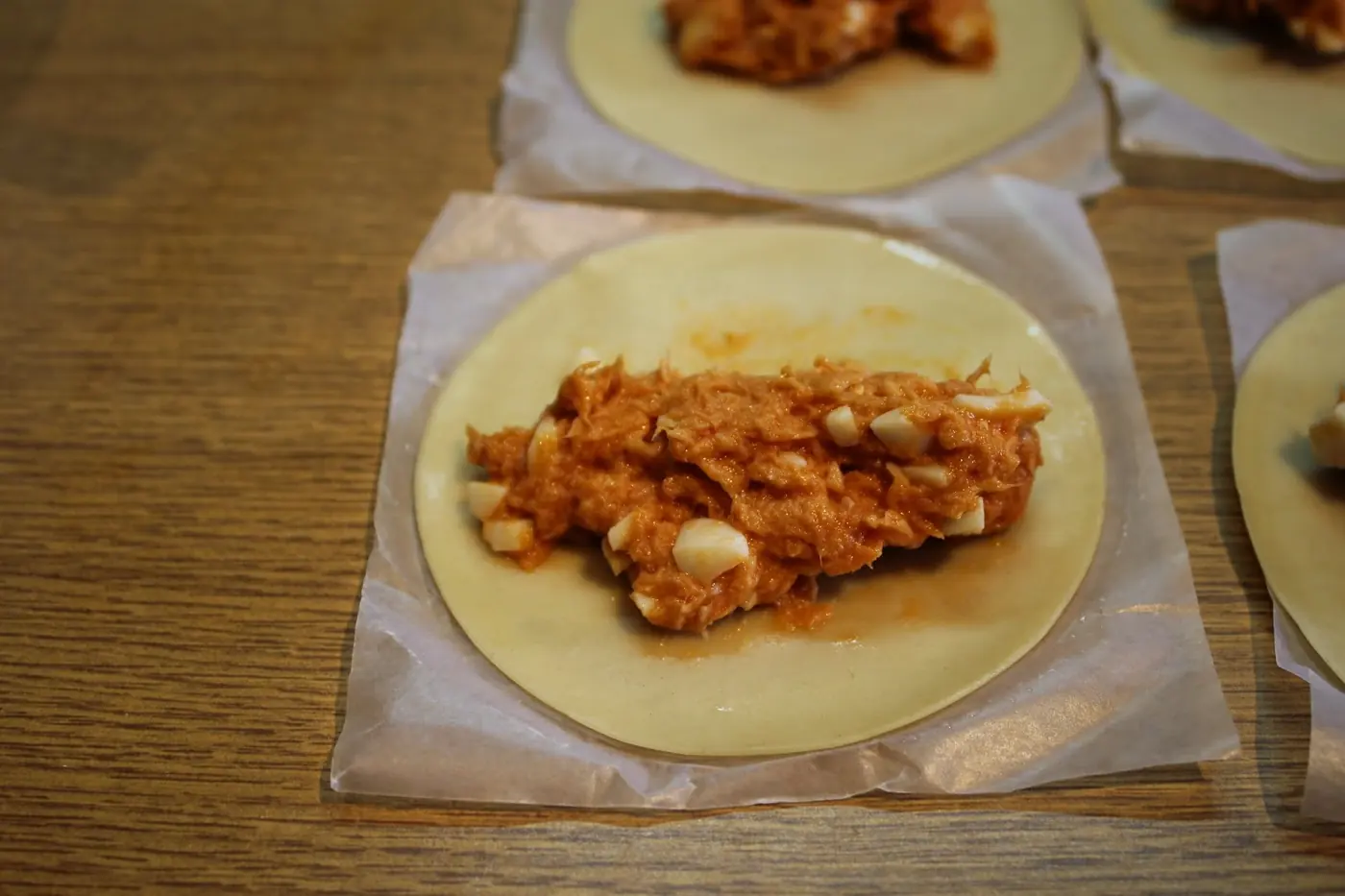 Empanadillas de bonito: foto del paso a paso