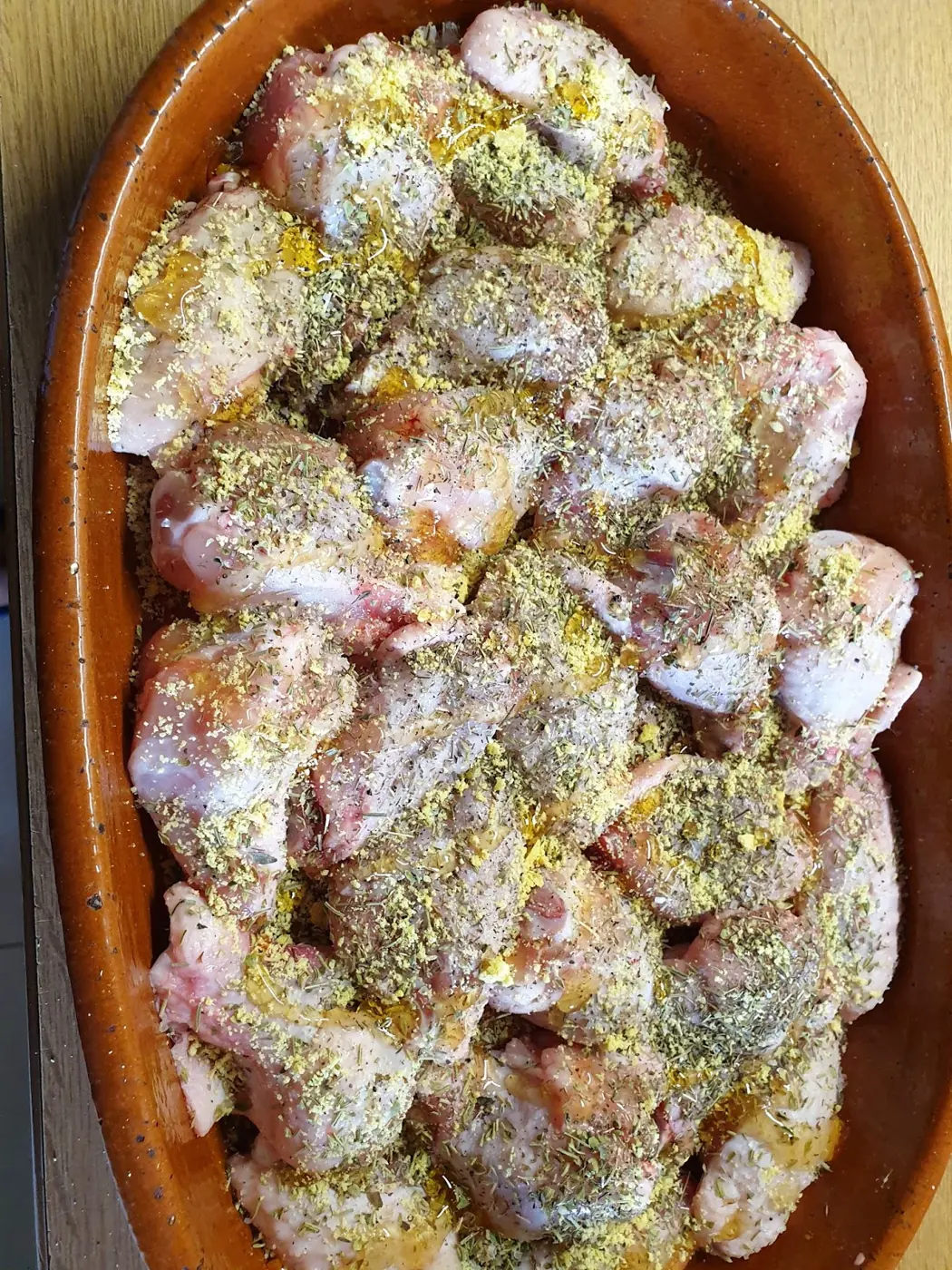 Alitas de pollo: foto del paso a paso
