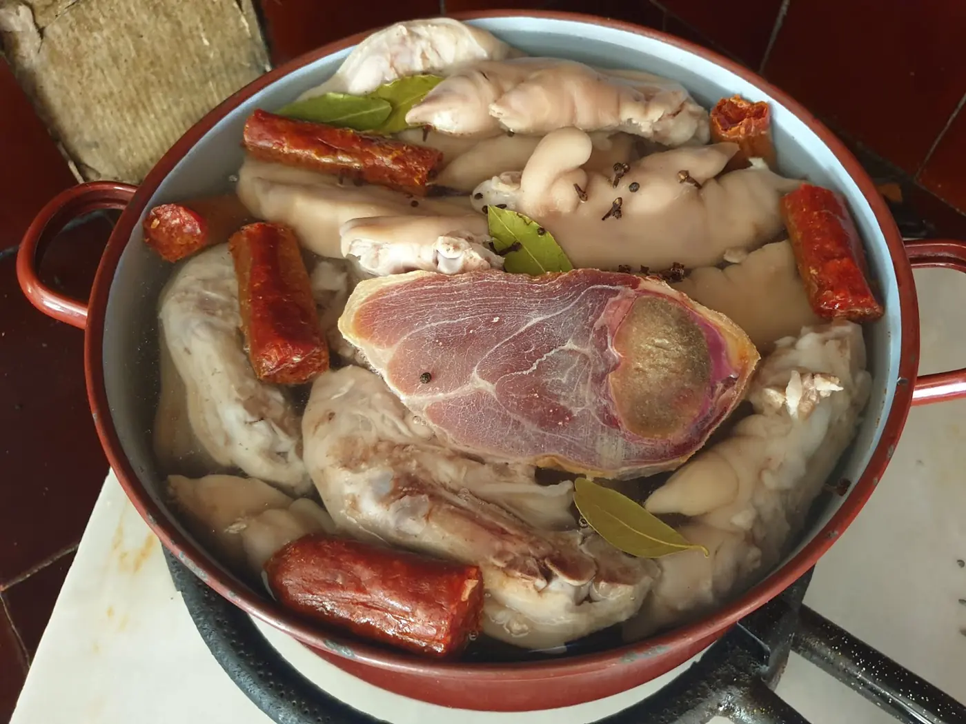 Manitas de cerdo: foto del paso a paso