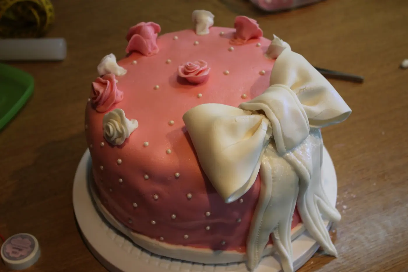 Tarta de cumpleaños: foto del paso a paso