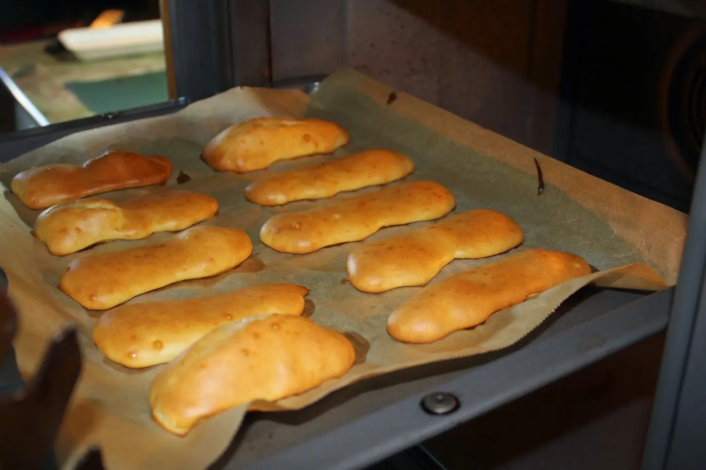 Eclairs rellenos: foto del paso a paso