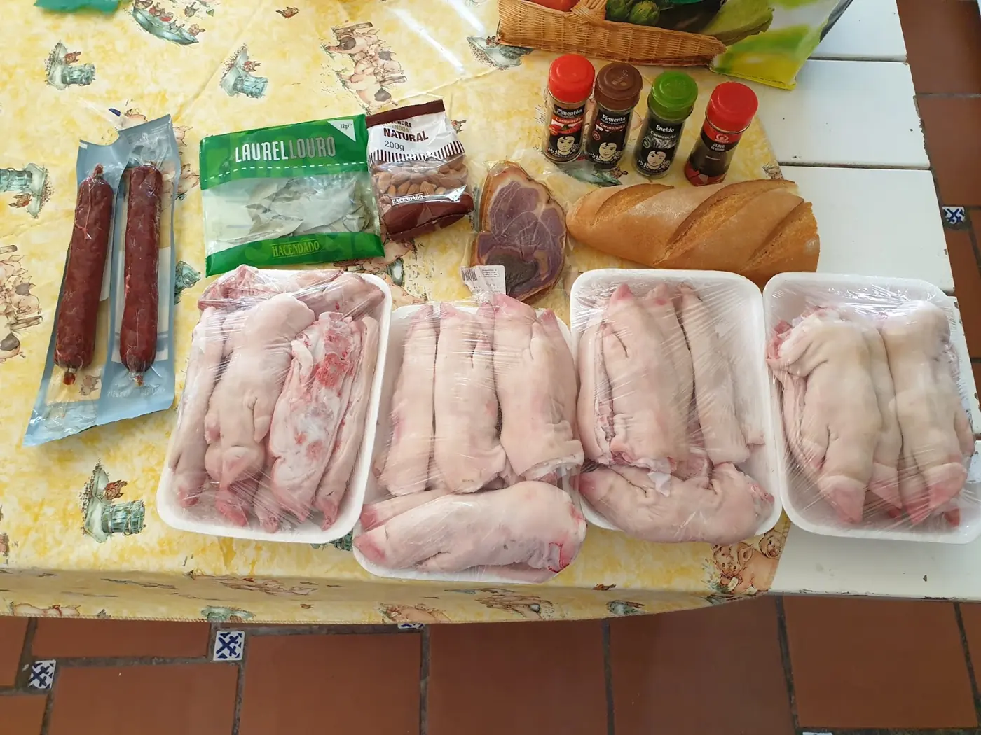 Manitas de cerdo: foto del paso a paso