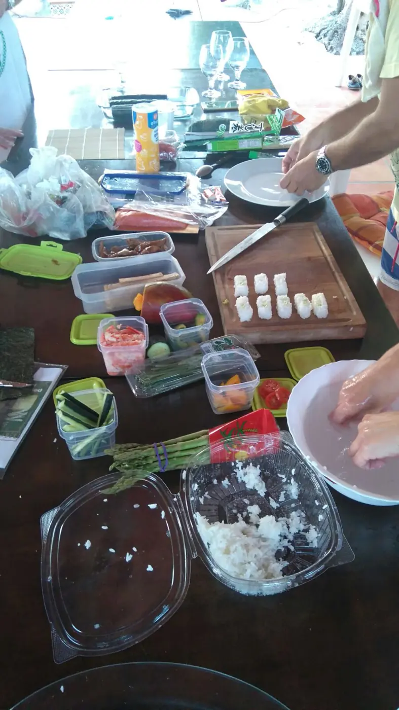 Sushi en casa: foto del paso a paso