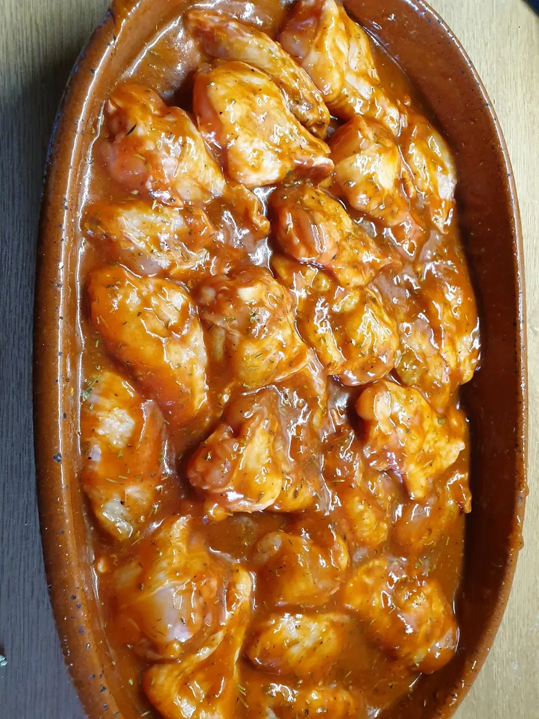 Alitas de pollo: foto del paso a paso