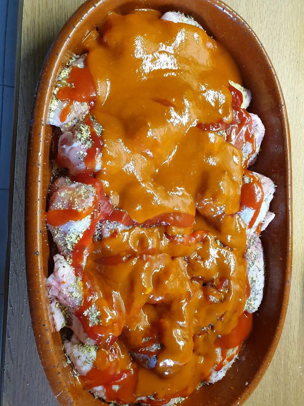 Alitas de pollo: foto del paso a paso