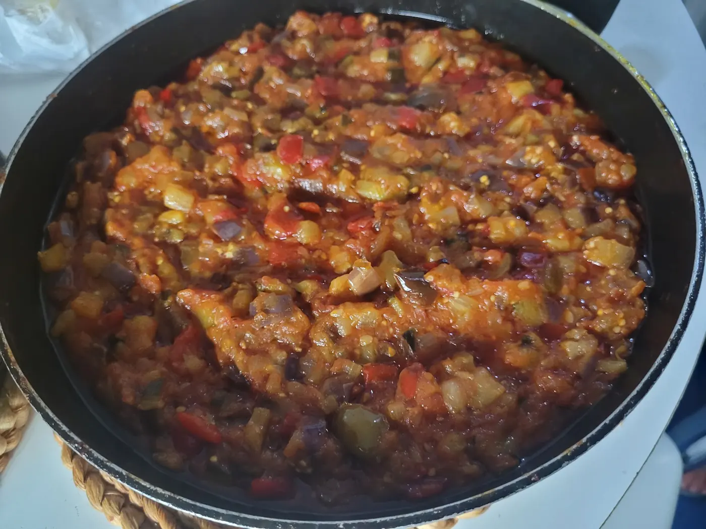 Pisto manchego: foto del paso a paso