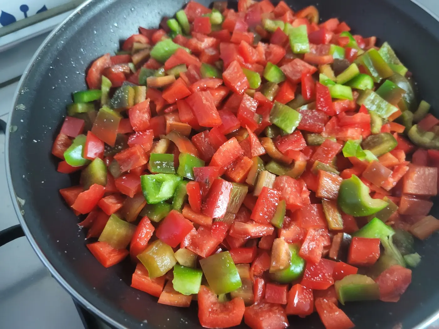 Pisto manchego: foto del paso a paso