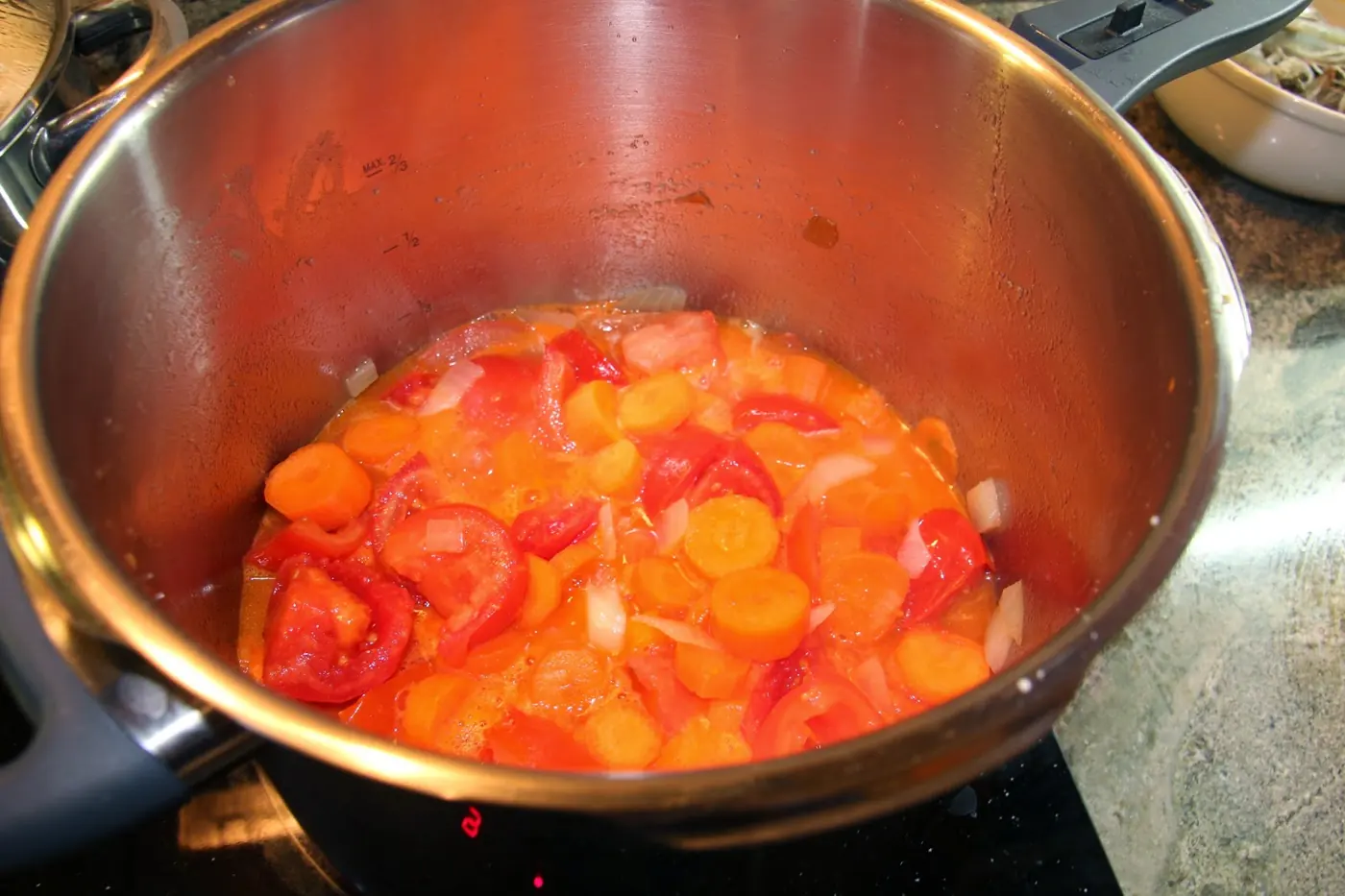 Salsa para paella o rape: foto del paso a paso