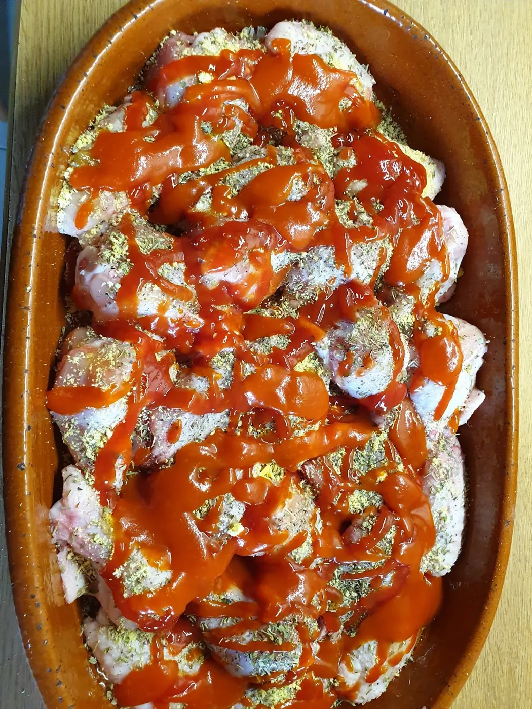 Alitas de pollo: foto del paso a paso