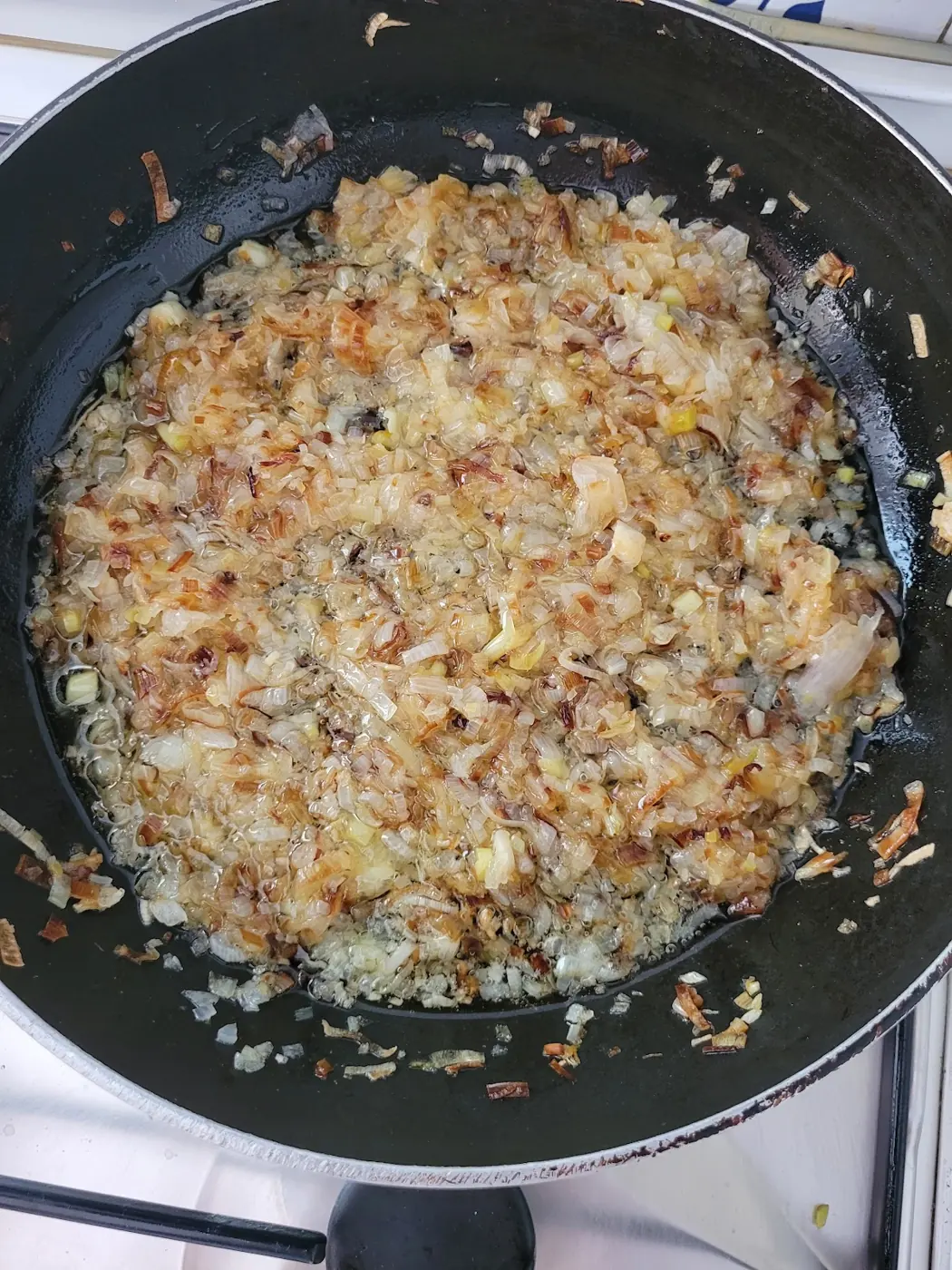 Canelones de calabacín con farsa de gambas: foto del paso a paso