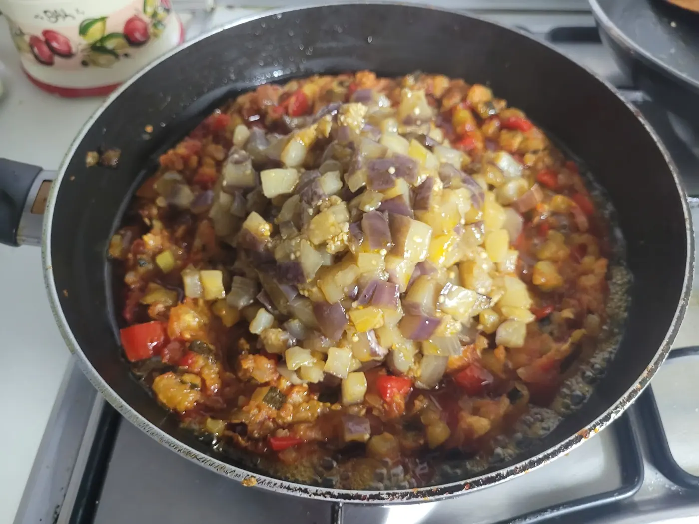 Pisto manchego: foto del paso a paso