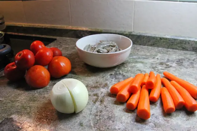 Salsa para paella o rape